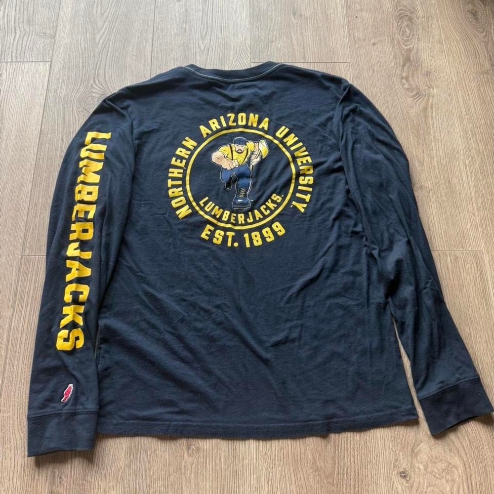 Northern Arizona University NAU Lumberjacks Long Sleeve Shirt Men's‎ M Flagstaff